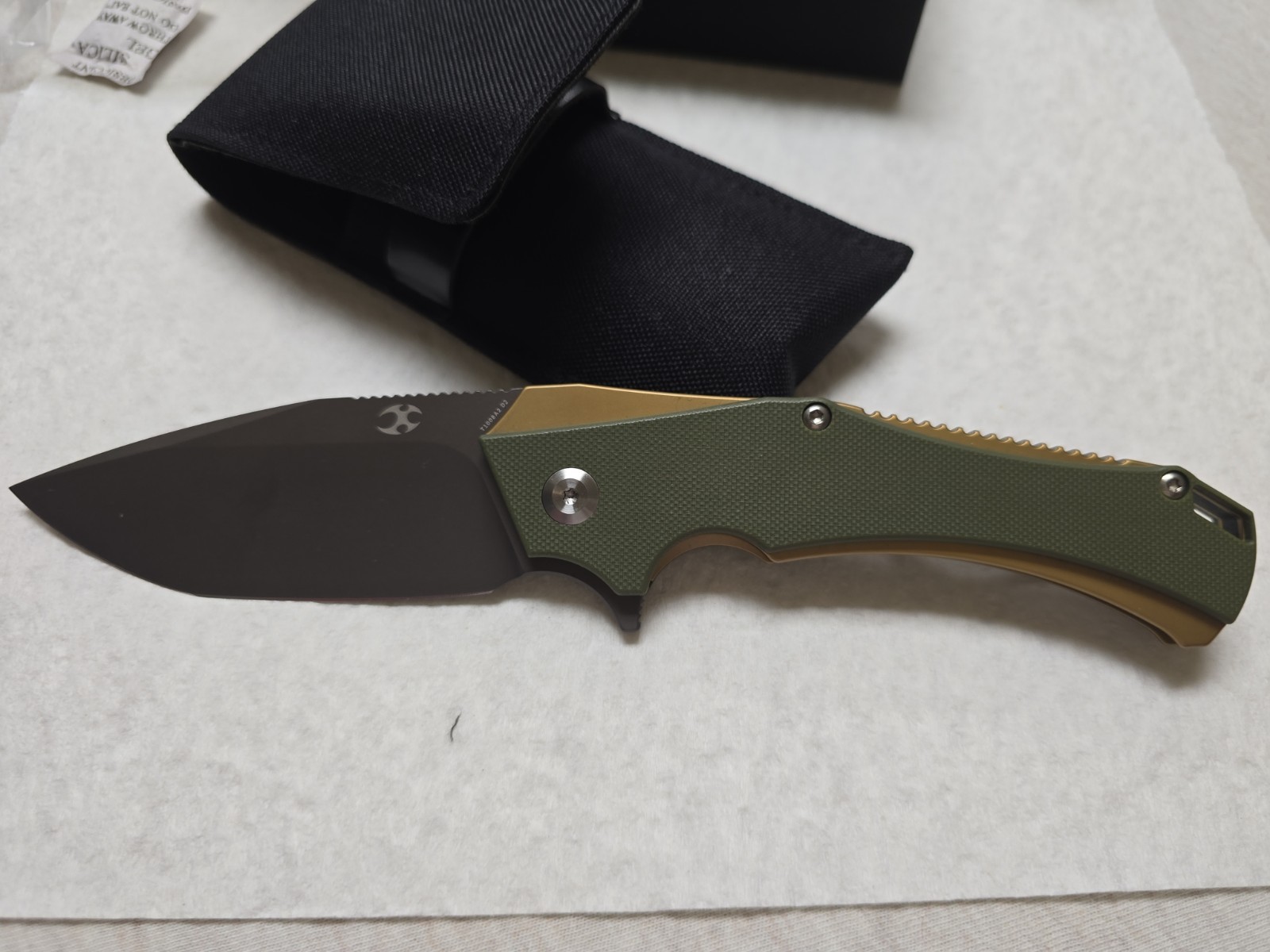 Kansept Helix Mod. 3.62 Inch BLADE OD GRN D2 Discontinued BLUE STAINLESS STEEL Kansept Helix Mod. 3.62 Inch BLADE OD GRN D2 Discontinued BLUE STAINLESS STEEL