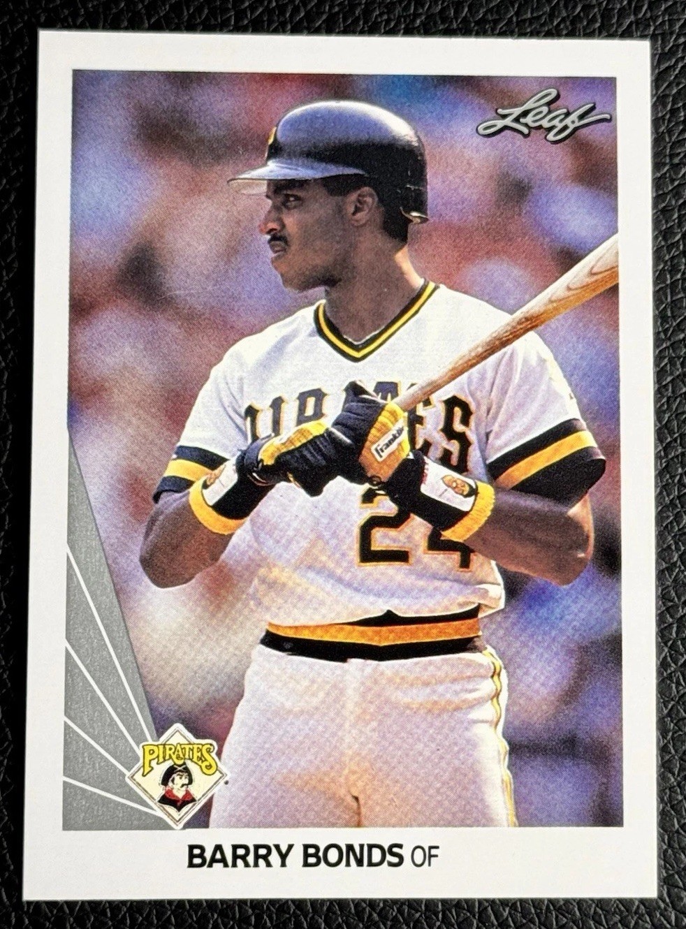‼️RAZOR SHARP‼️1990 Leaf Barry Bonds #91 Pittsburgh Pirates MLB