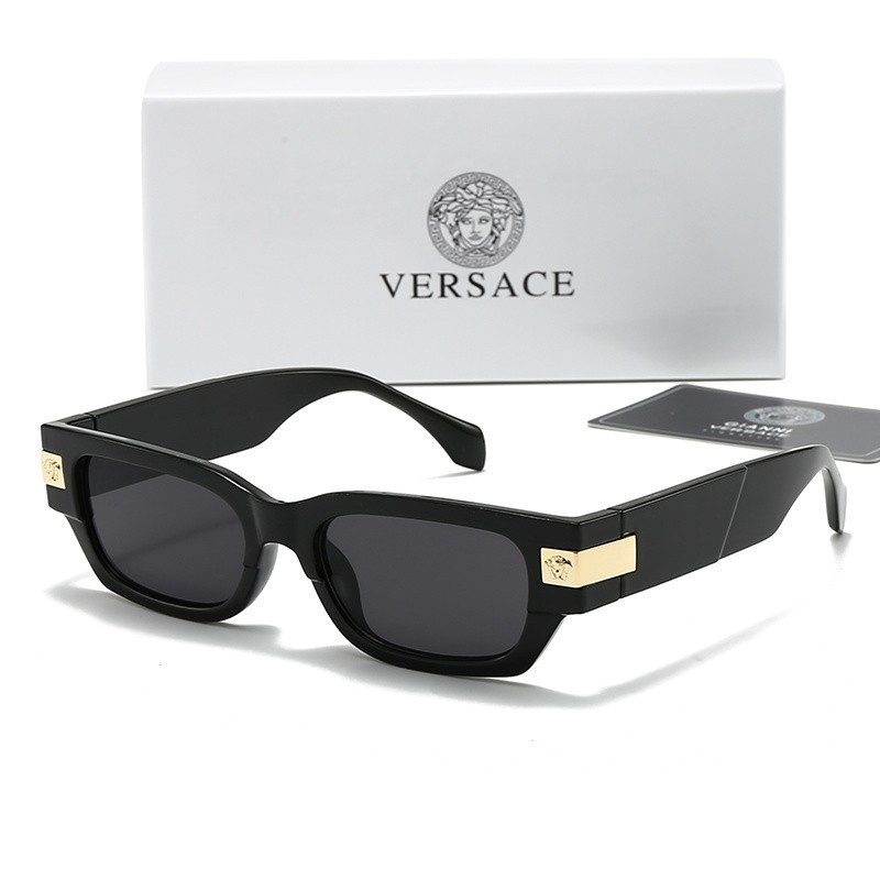 Men’s Versacee Square Sunglasses Women’s Glasses Outdoor Riding + Box Duty-Free