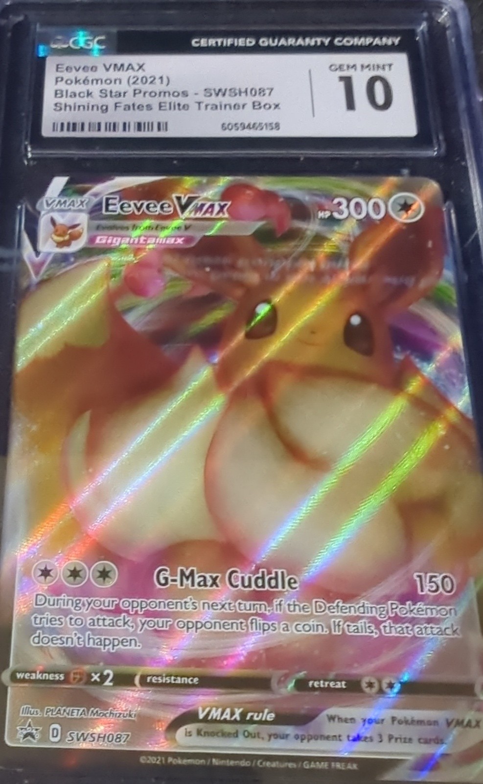 Eevee VMAX SWSH087 SWSH: Sword & Shield Promo Cards Holo Eevee VMAX SWSH087 SWSH: Sword & Shield Promo Cards Holo