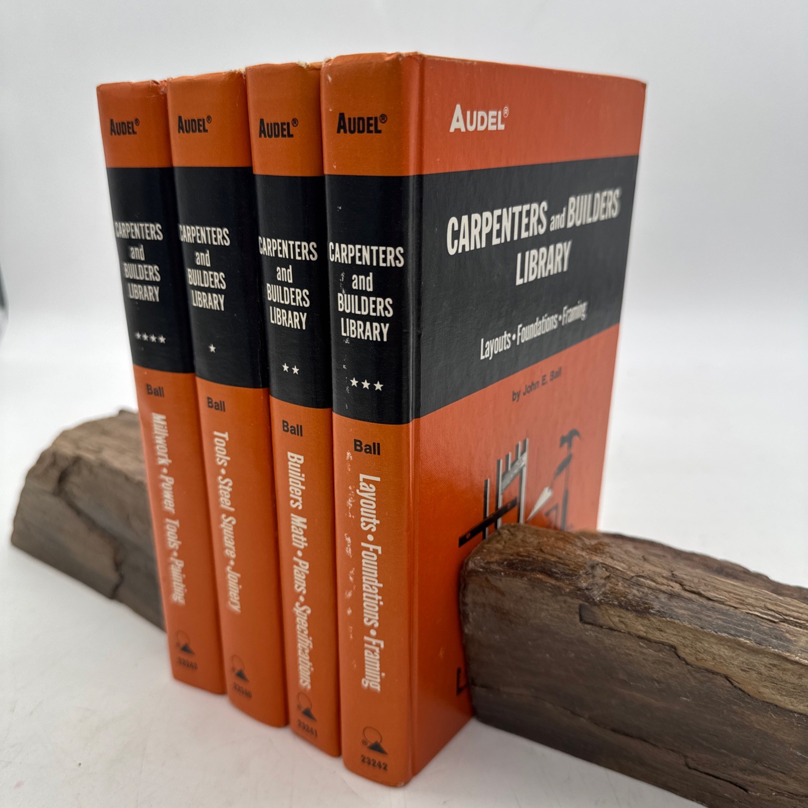 Carpenters and Builders Library by Audel 1978 Vintage Hardcover 4 Volume Set Carpenters and Builders Library by Audel 1978 Vintage Hardcover 4 Volume Set