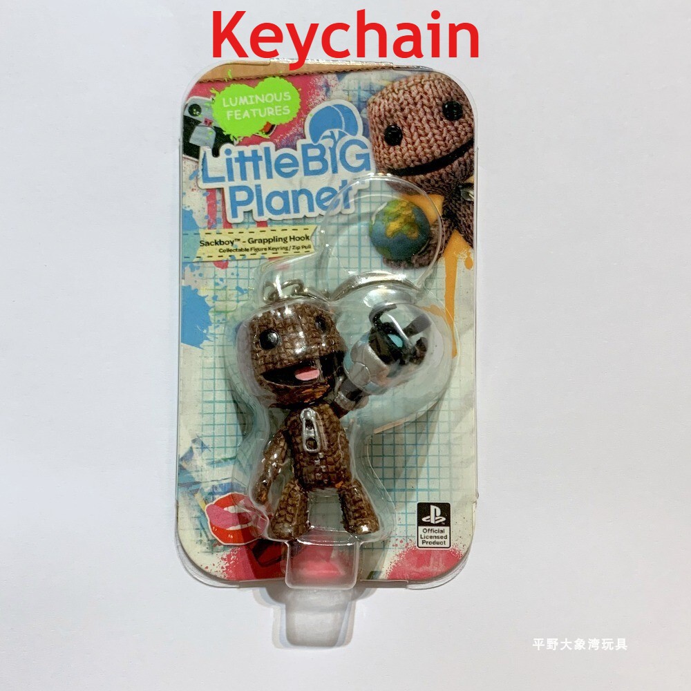 LittleBigPlanet 15 Styles Sackboy Joints Action Figurines Keychain Charms