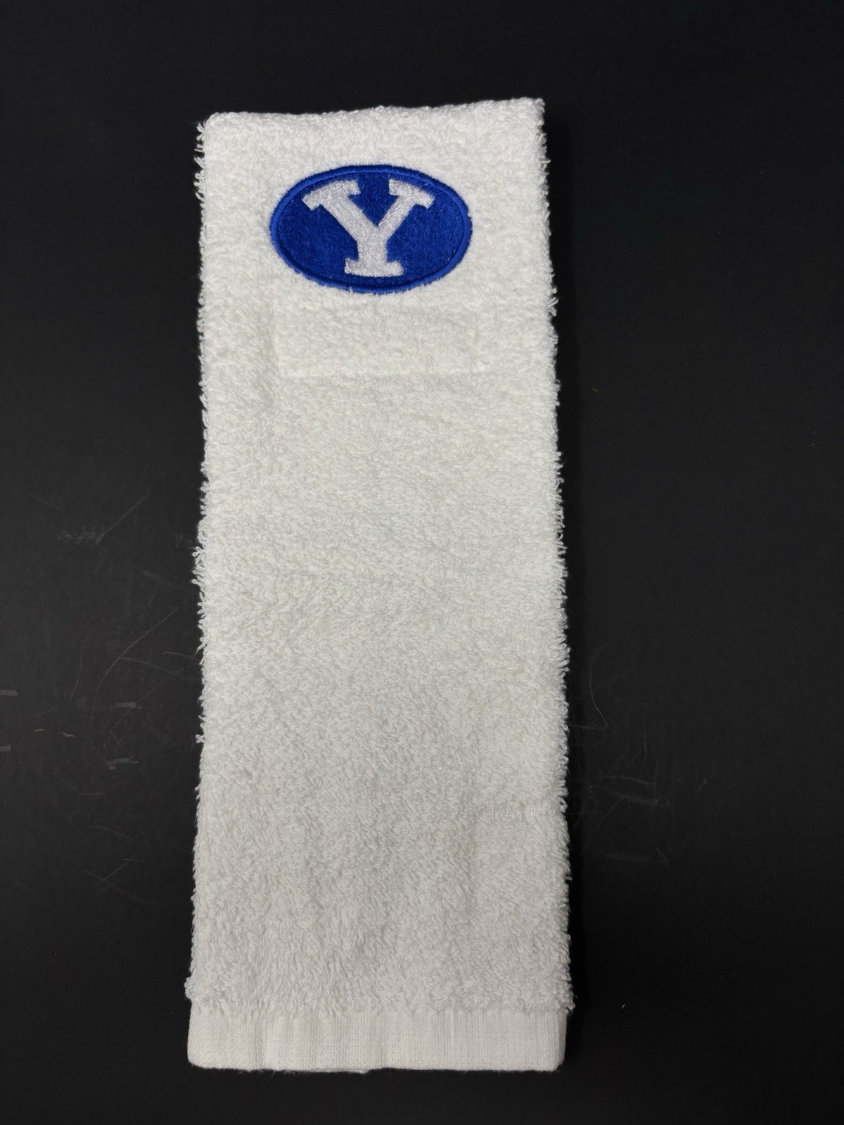 BYU Cougars Brigham Young College Football QB Game Towel White Cotton New
