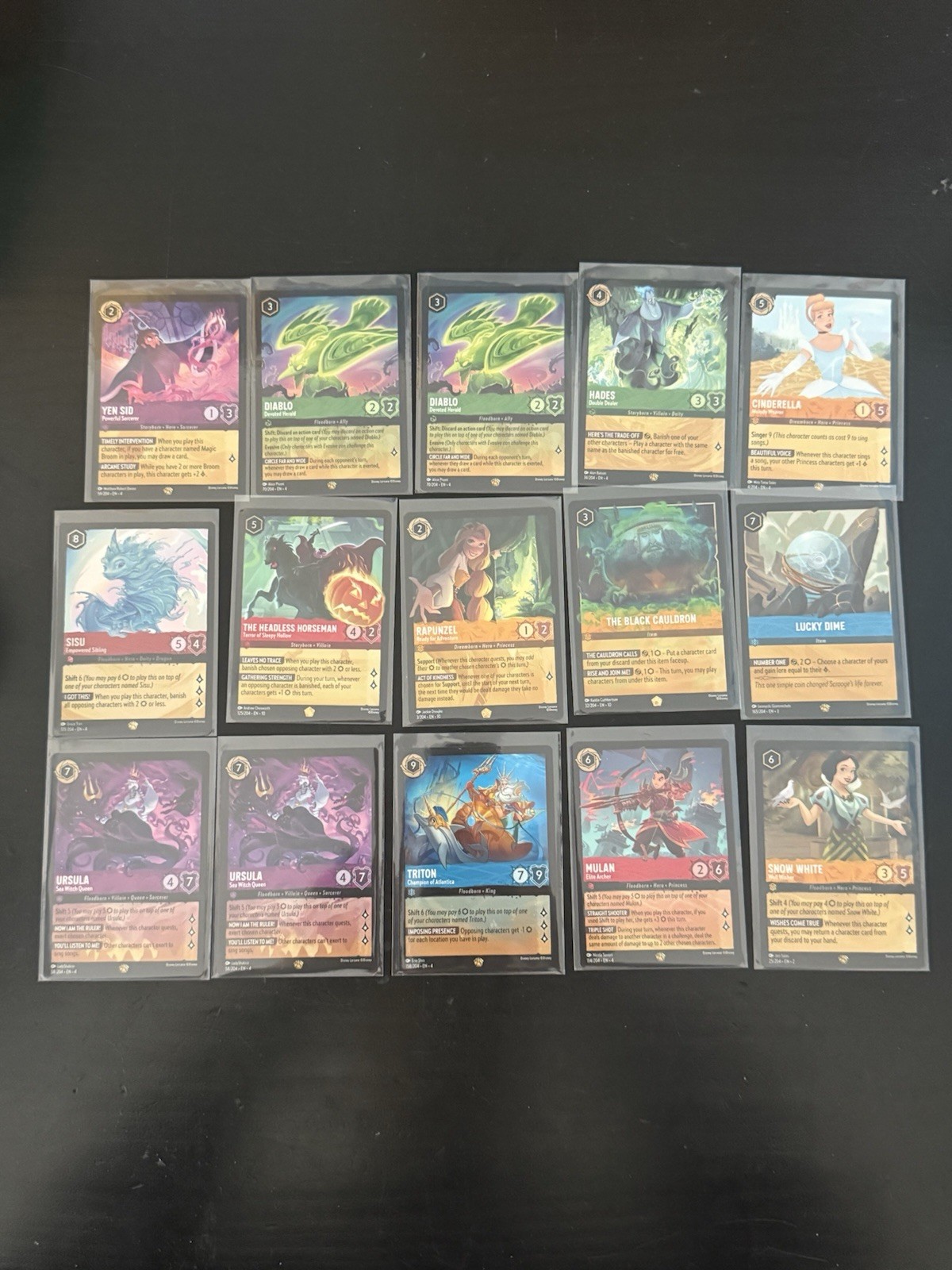 Disney Lorcana Legendary Lot (mixed sets) Disney Lorcana Legendary Lot (mixed sets)