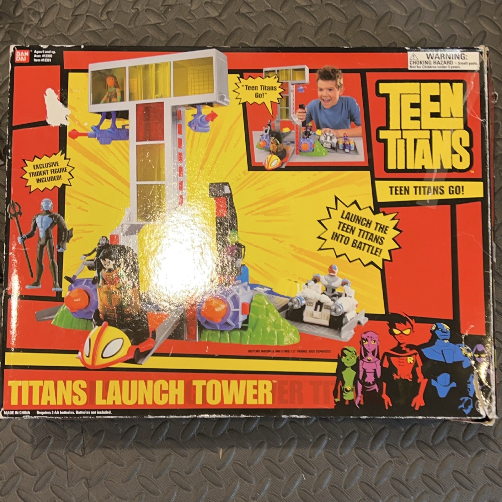 Bandai Teen Titans Launch Tower Playset 2004 Action Figures Accessories
