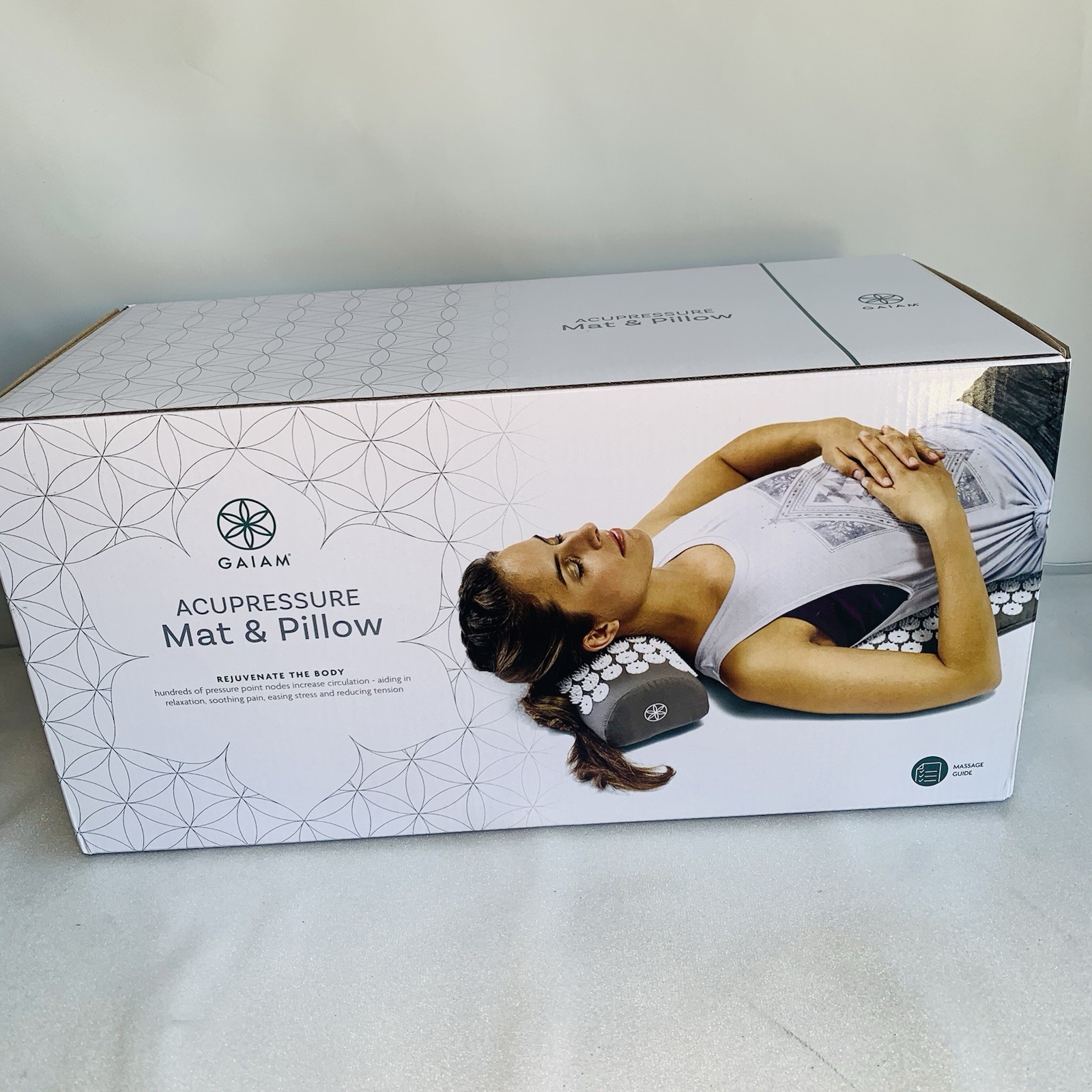 Gaiam Acupressure Mat & Pillow NEW Sealed Box Gaiam Acupressure Mat & Pillow NEW Sealed Box