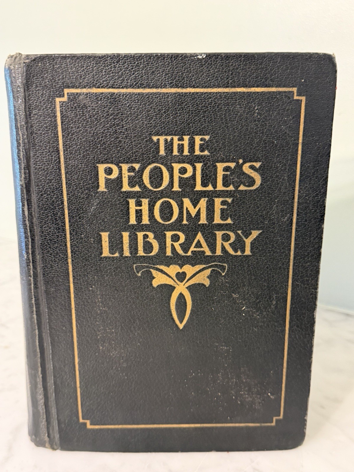 1911 The People’s Home Library Medical Cooking Veterinary Antique Book