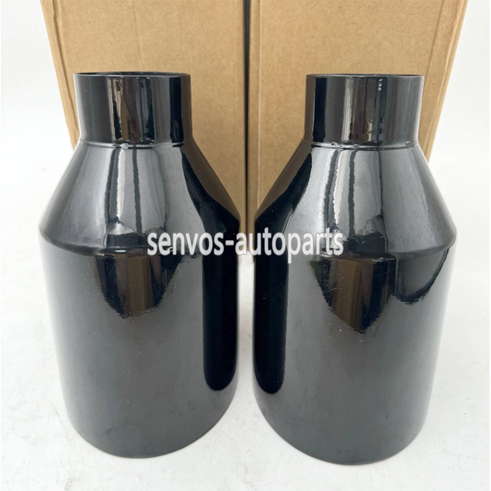 2X Dodge RT SRT RAM 5″ Big Black Exhaust Tip 2.5″ Inlet Angle Cut Double Wall 2X Dodge RT SRT RAM 5″ Big Black Exhaust Tip 2.5″ Inlet Angle Cut Double Wall