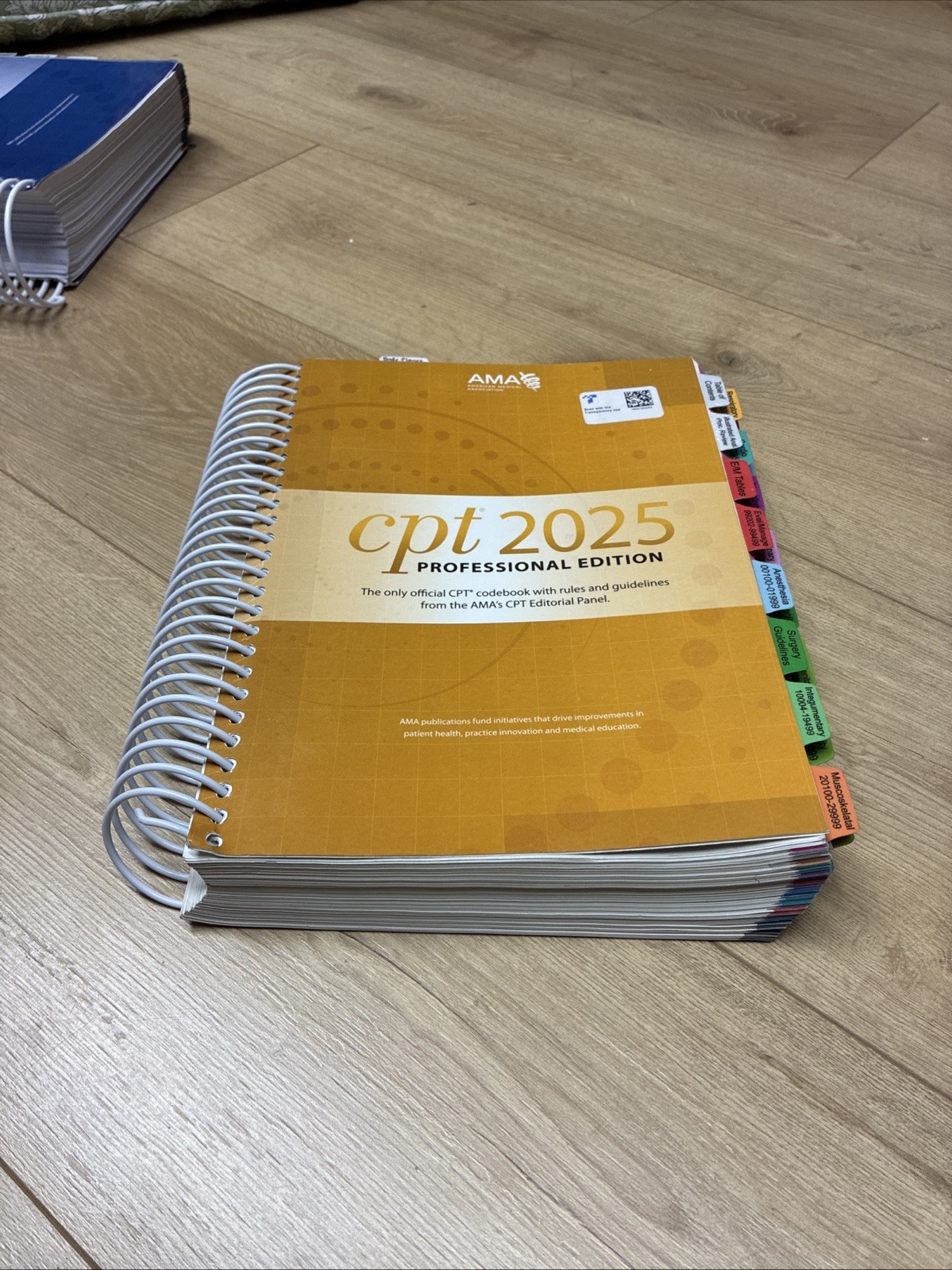CPT 2025 - Spiral-bound, by American Medical Association Very Good W/tabs CPT 2025 - Spiral-bound, by American Medical Association Very Good W/tabs