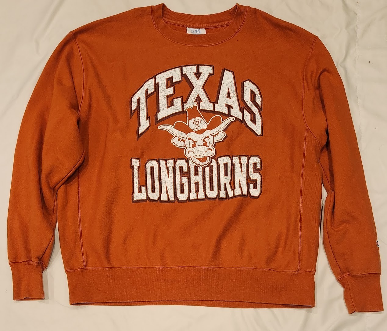 Champion Texas Longhorns Reverse Weave Sweatshirt Men\'s XL