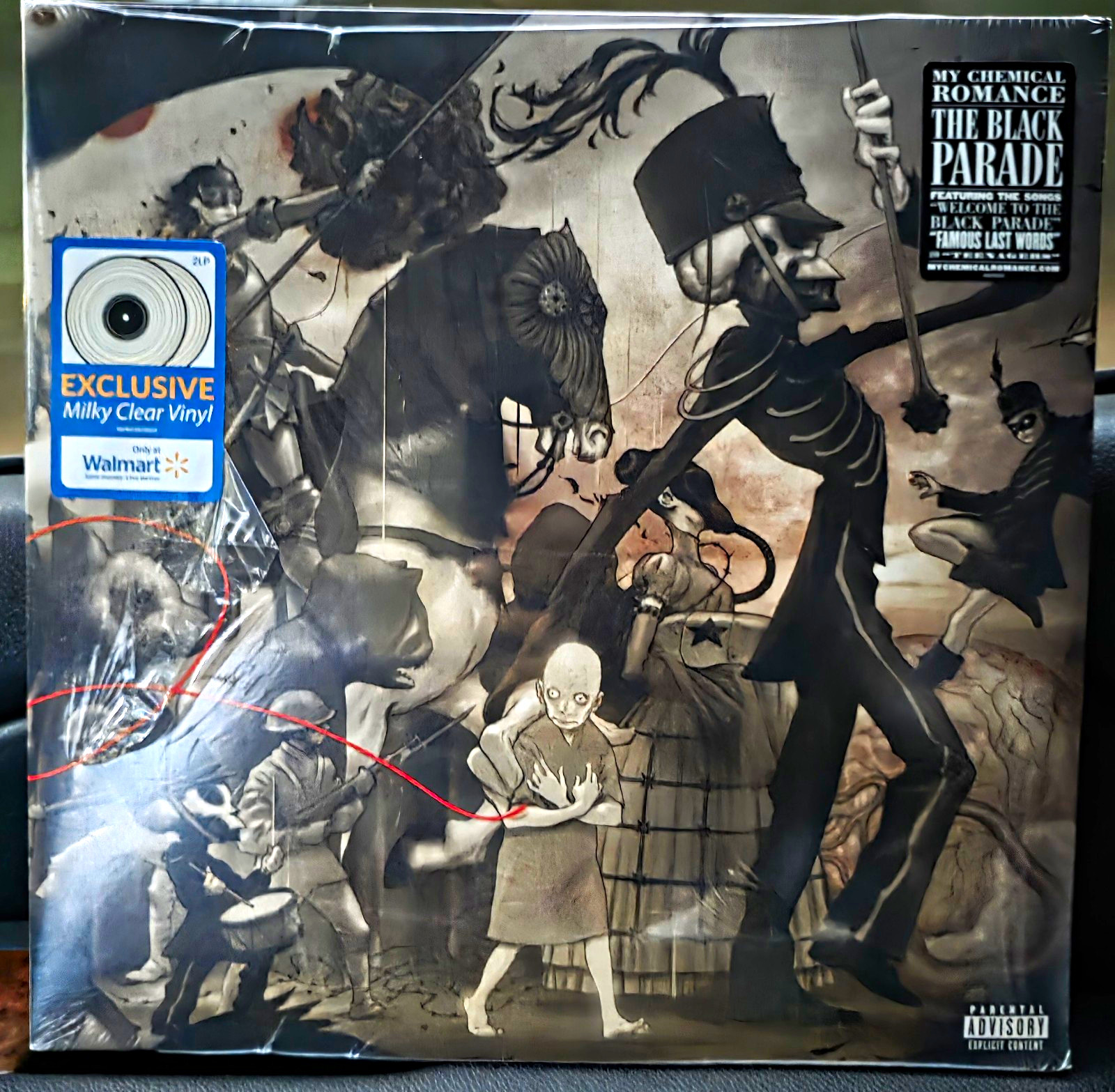 My Chemical Romance The Black Parade Exclusive Clear Vinyl LP 12\ My Chemical Romance The Black Parade Exclusive Clear Vinyl LP 12\