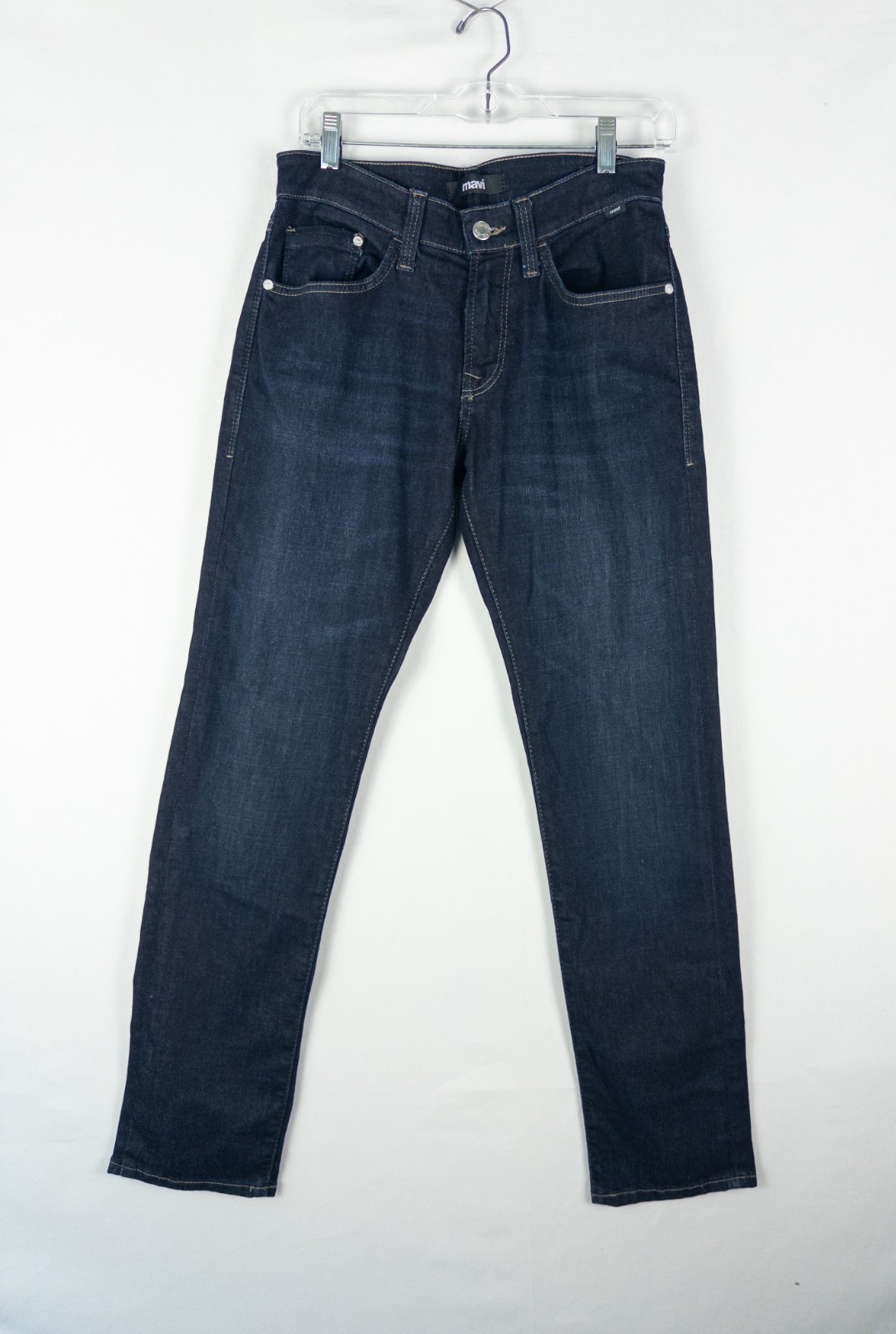 Mavi Marcus Slim Straight Leg Jeans 30x32 Mens Dark Wash Indigo Denim Stretch