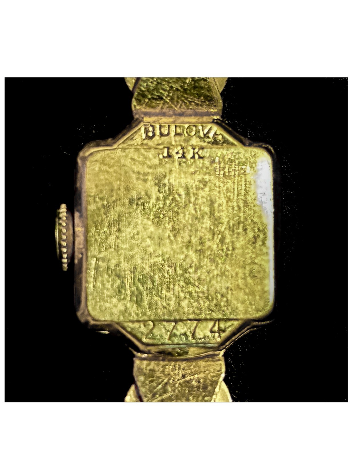 Vintage 1930\'s 14K Bulova Ladies Watch and Gold-Filled Double Band,  not running
