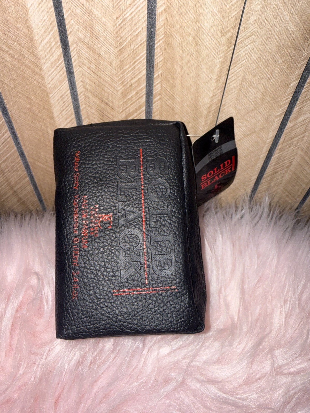 Kenneth Cole Solid Black Eau de Toilette Spray 3.4 fl oz w/ Zip Pouch
