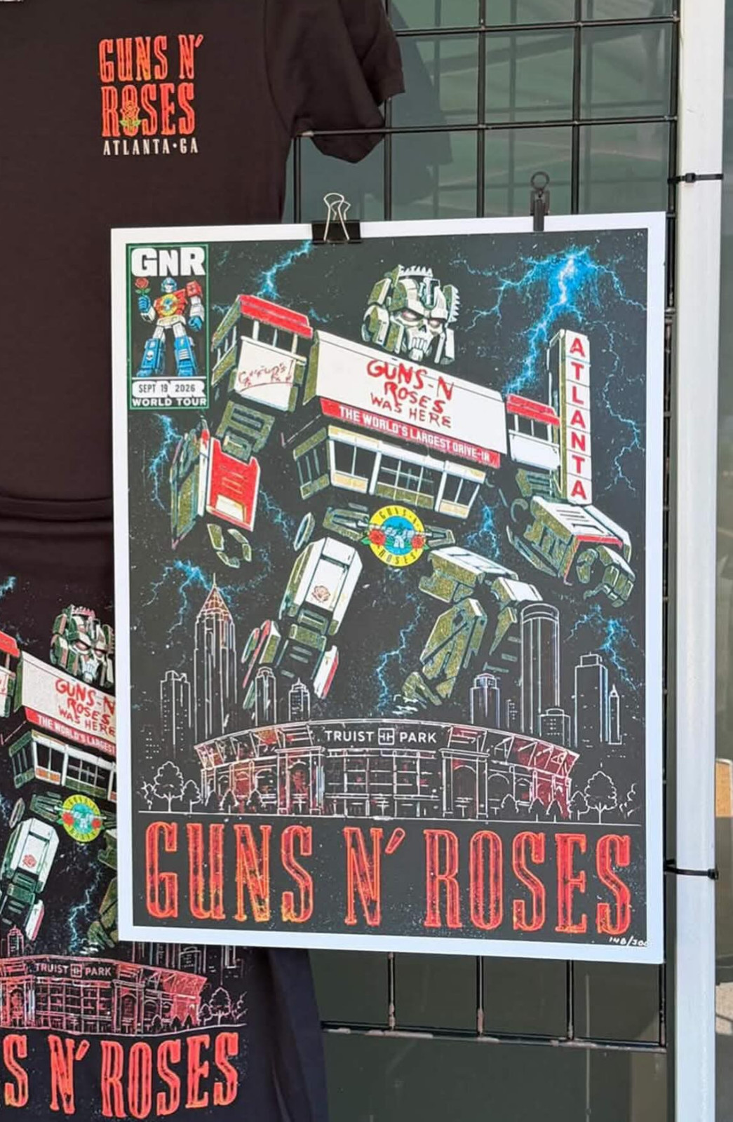 Guns N Roses Truist Park, Atlanta, GA September 19 2026 Poster Guns N Roses Truist Park, Atlanta, GA September 19 2026 Poster