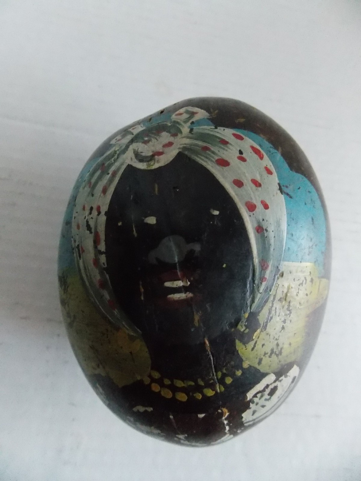 Vintage coconut hand painted 5 Vintage coconut hand painted 5