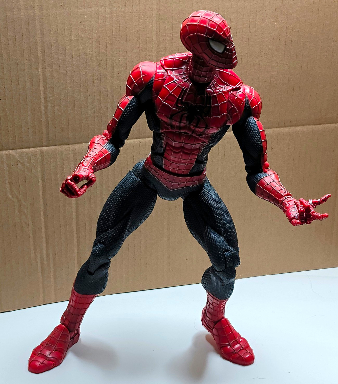 Spider-Man 2 Ultimate 18\'\' ToyBiz 2004 Articulating Action Figure Not MINT READ Spider-Man 2 Ultimate 18\'\' ToyBiz 2004 Articulating Action Figure Not MINT READ
