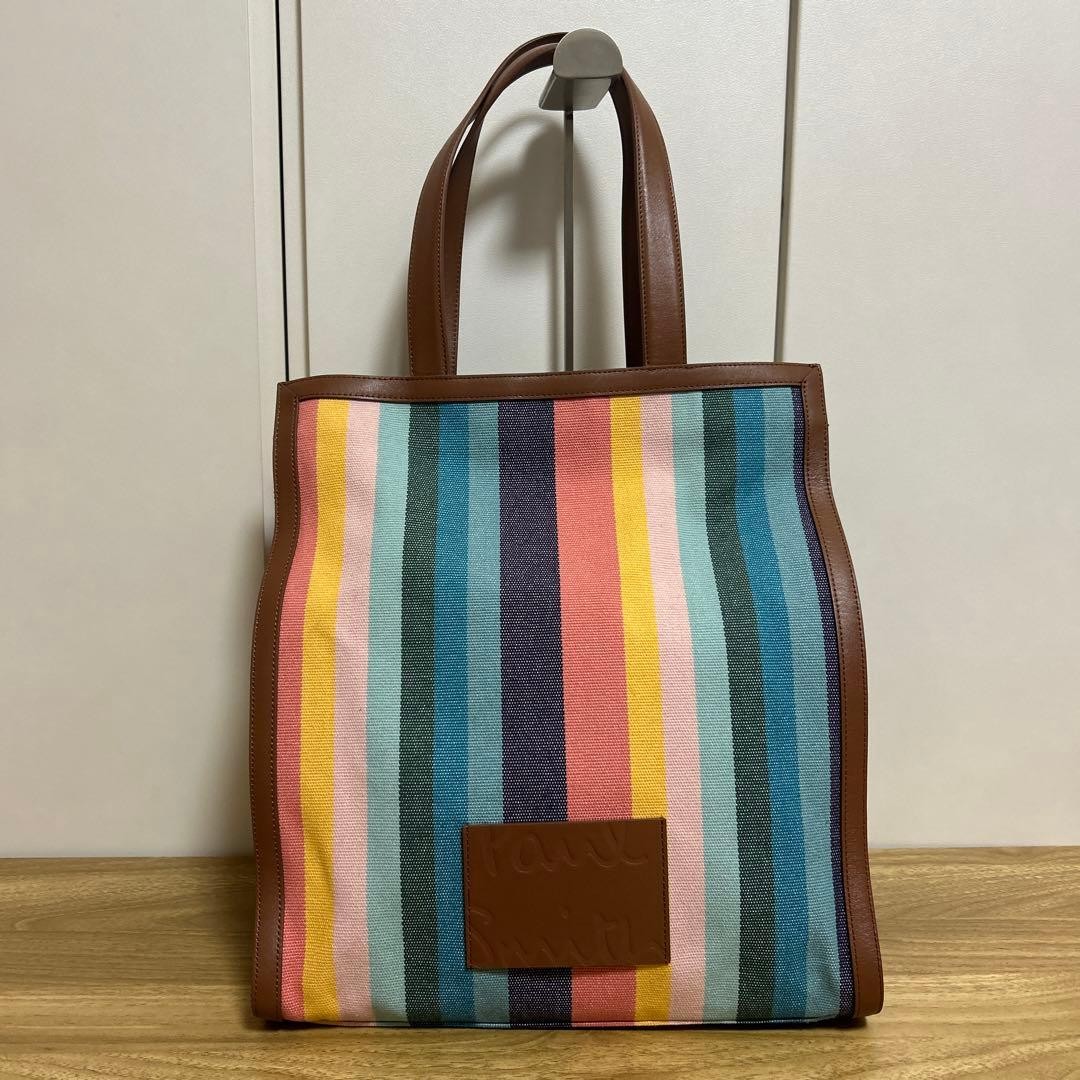 [Extremely beautiful item] Paul Smith tote bag