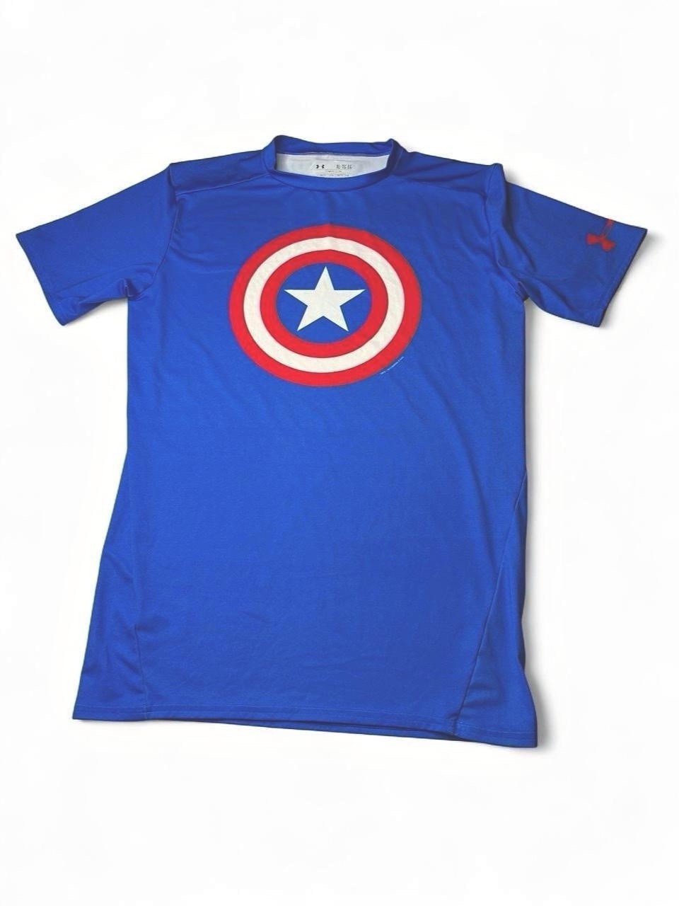 Under Armour Alter Ego Captain America HeatGear Compression Shirt Men’s Size XL
