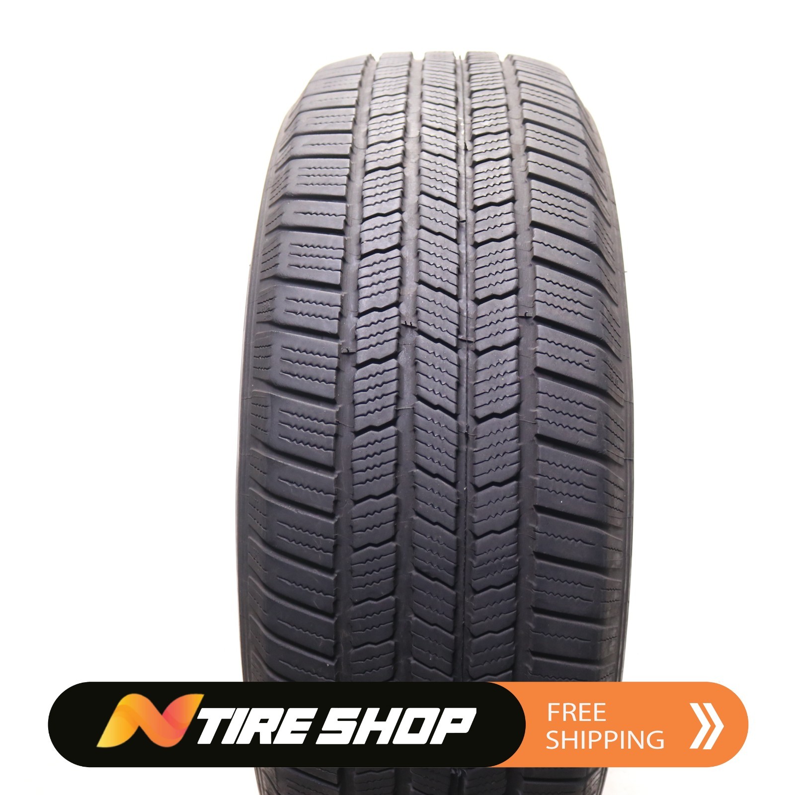 Set of 2 Used 235/60R18 Michelin Defender LTX M/S - 107H - 8.5-9/32 No Repairs