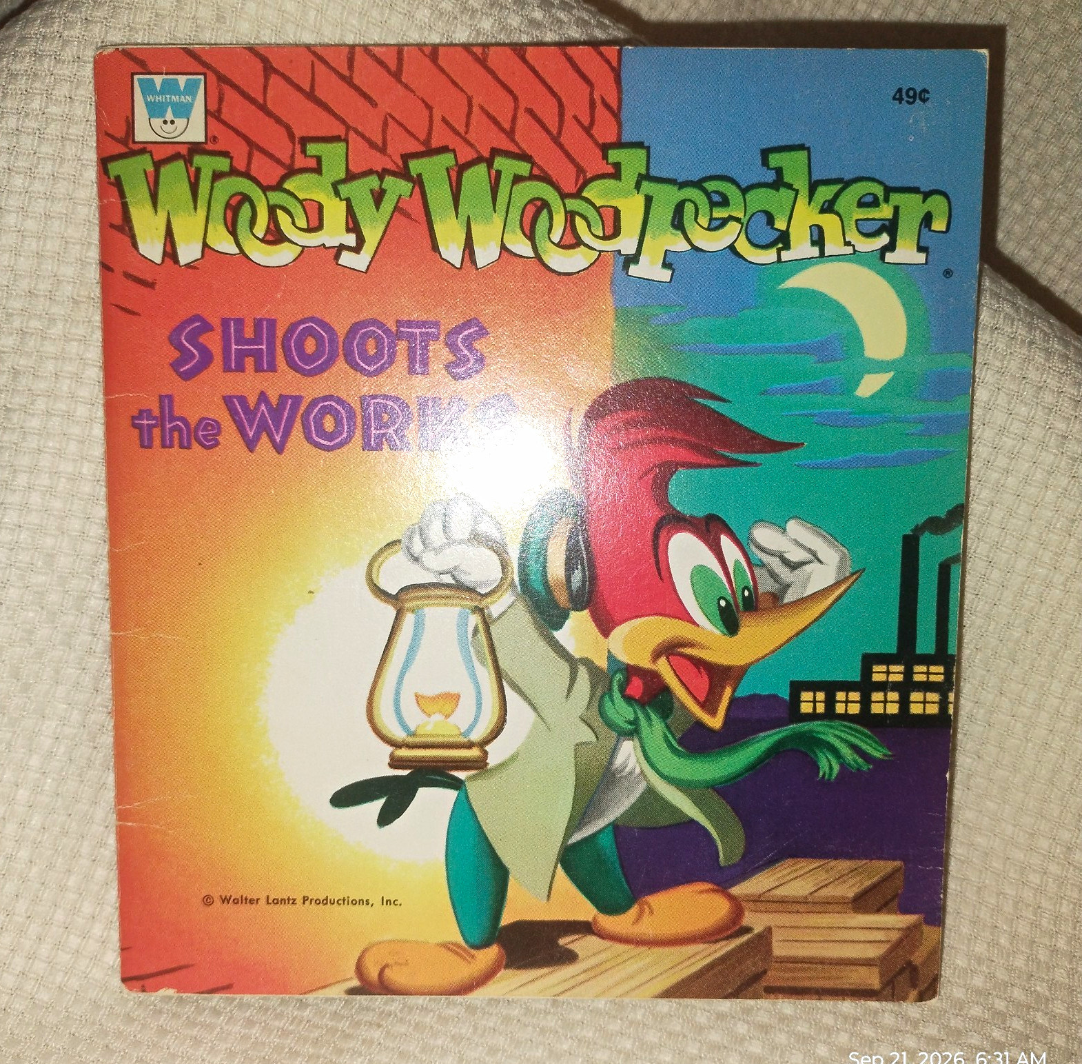 Vintage 1954 Woody Woodpecker Shoots the Works  Softcover Illustrated Original