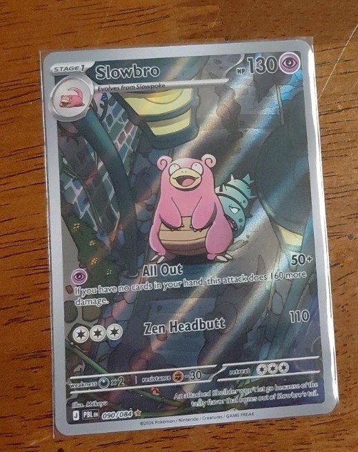 Slowbro 090/084 Illustration Rare Pitch Black Near Mint Slowbro 090/084 Illustration Rare Pitch Black Near Mint