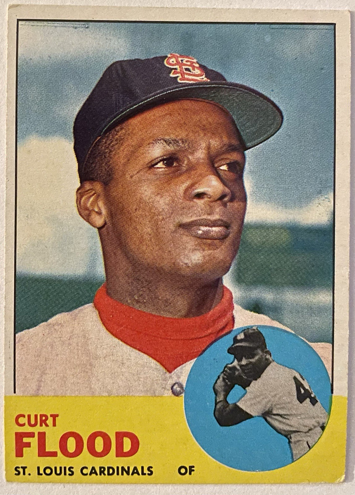 Curt Flood 1963 Topps - Semi-High # - #505