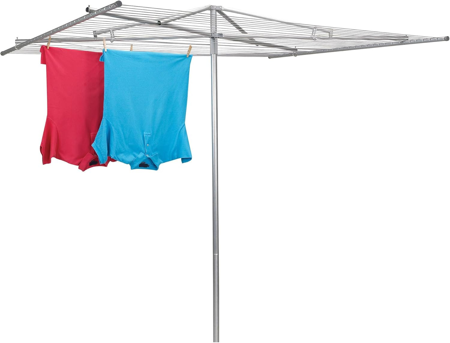 Parallel Clothesline Outdoor Dryer, 30 Lines with 210 Feet of Drying Space, No-R