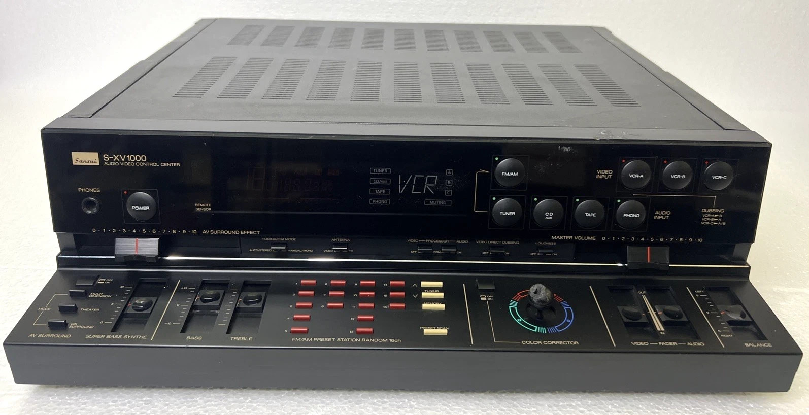 Sansui Audio Video Control Center S-XV1000 Stereo Receiver Tested Sansui Audio Video Control Center S-XV1000 Stereo Receiver Tested