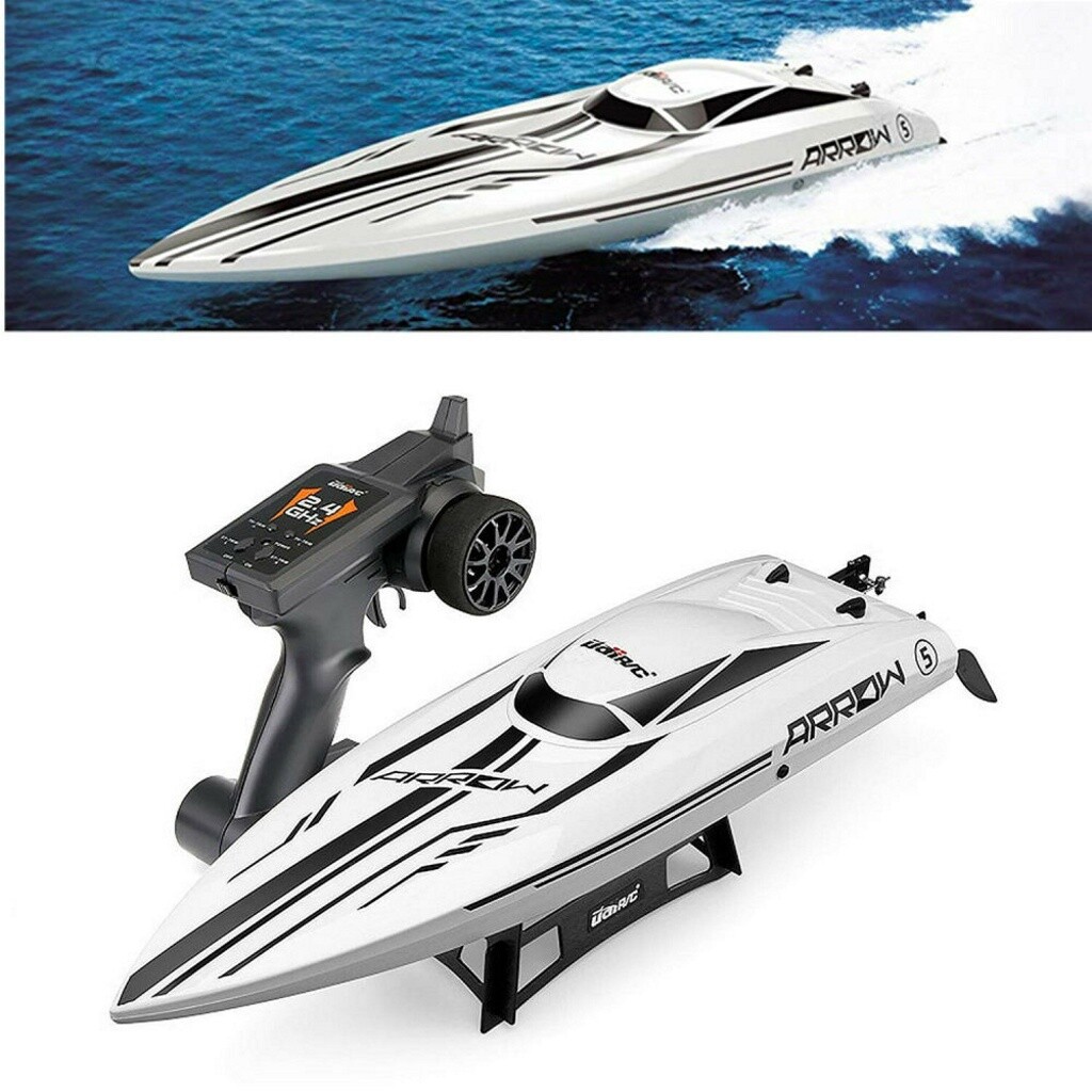 Udirc RC Electric Racing Boat 2.4G Remote Control High Speed Boat for Adults Kid