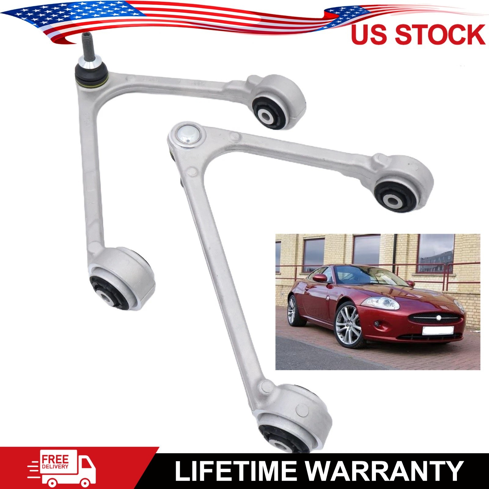C2P13886 C2P13887 Front Upper Left Right Control Arm Set For 2009-2014 Jaguar XF