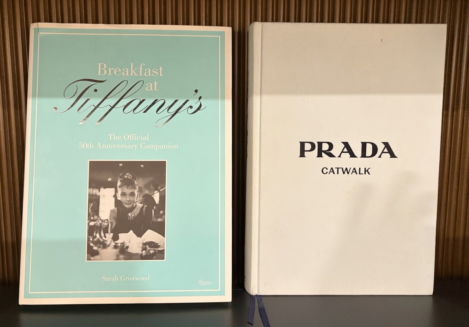 PRADA CATWALK and Breakfast at TIFFANYS - 2 Books . PRADA CATWALK and Breakfast at TIFFANYS - 2 Books .