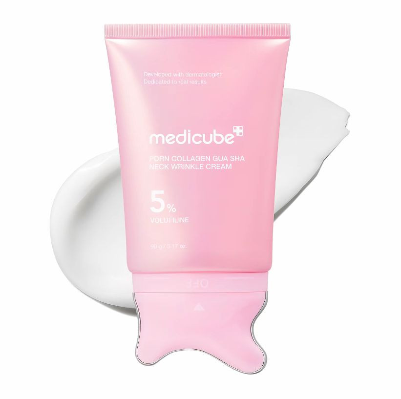 Medicube PDRN Collagen Gua Sha Neck Wrinkle Cream 90g Fast shipping Medicube PDRN Collagen Gua Sha Neck Wrinkle Cream 90g Fast shipping