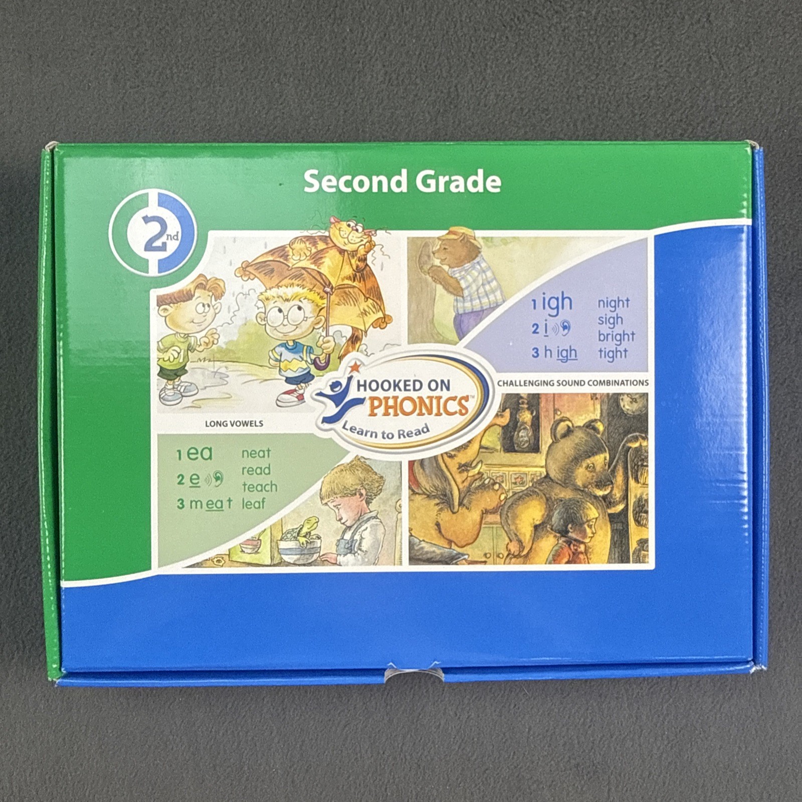 Hooked On Phonics Learn To Read Second 2nd Grade Box Kit with CDs, Read
