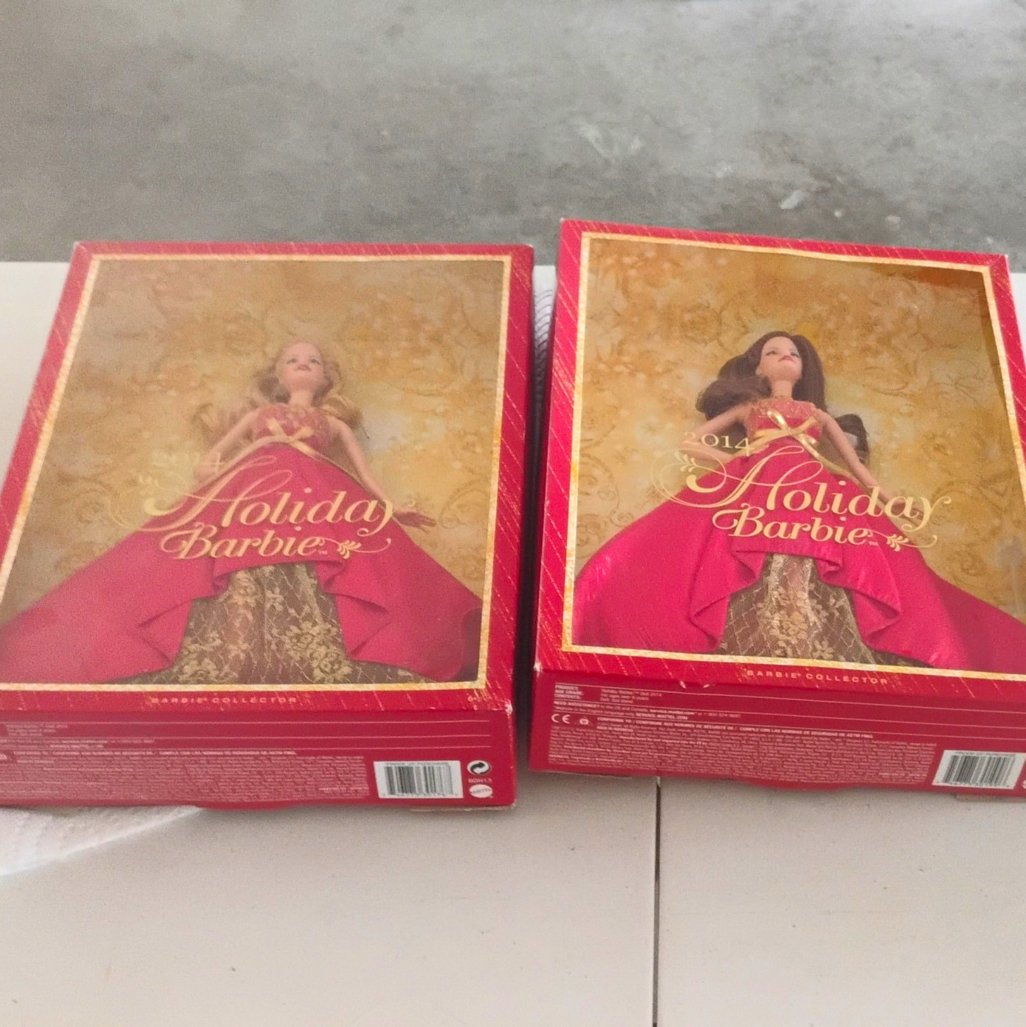 2014 holiday Barbies 2014 holiday Barbies