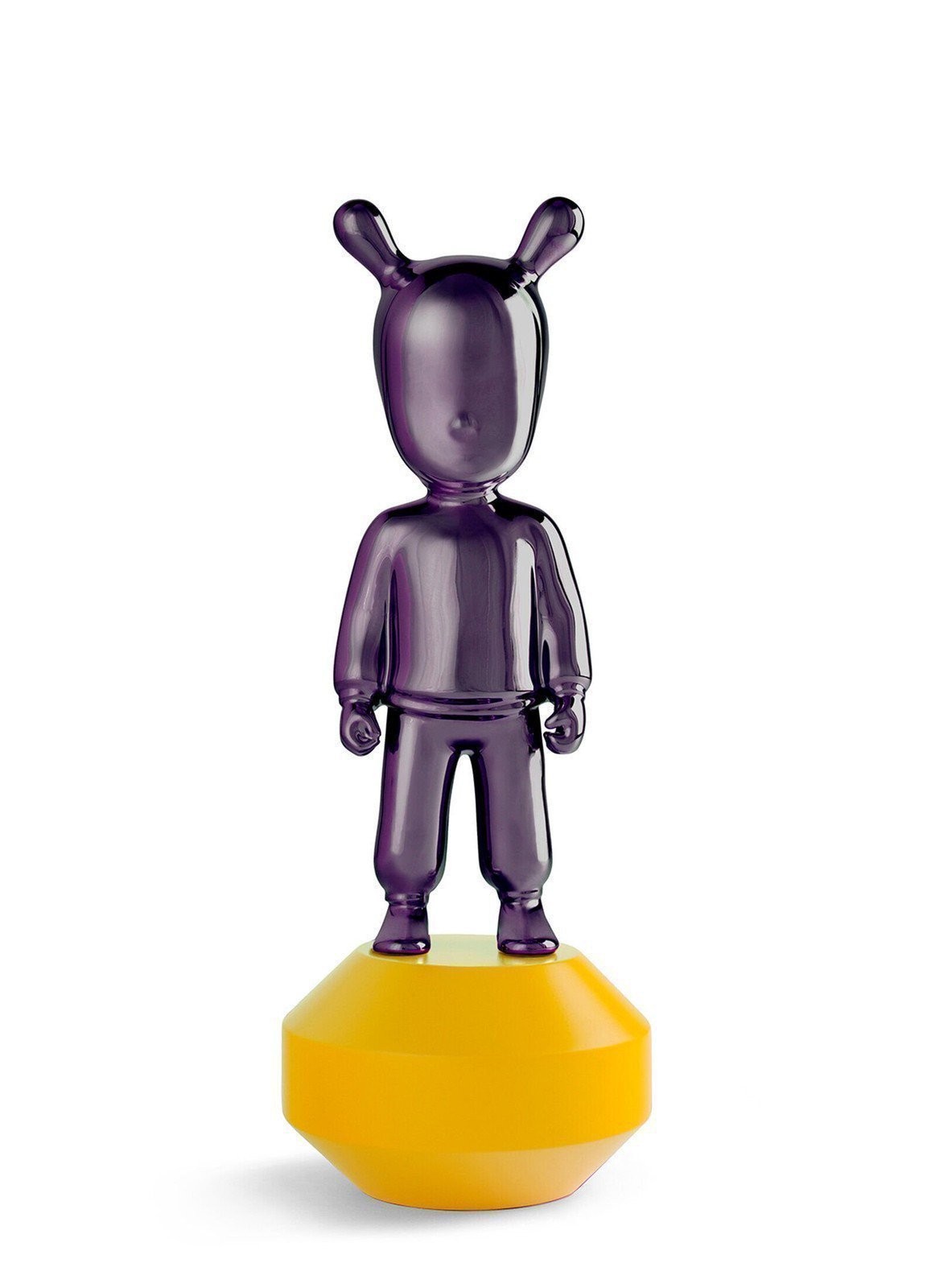 Lladro The Guest Little Purple on Yellow Porcelain Sculpture Small Jaime Hayon