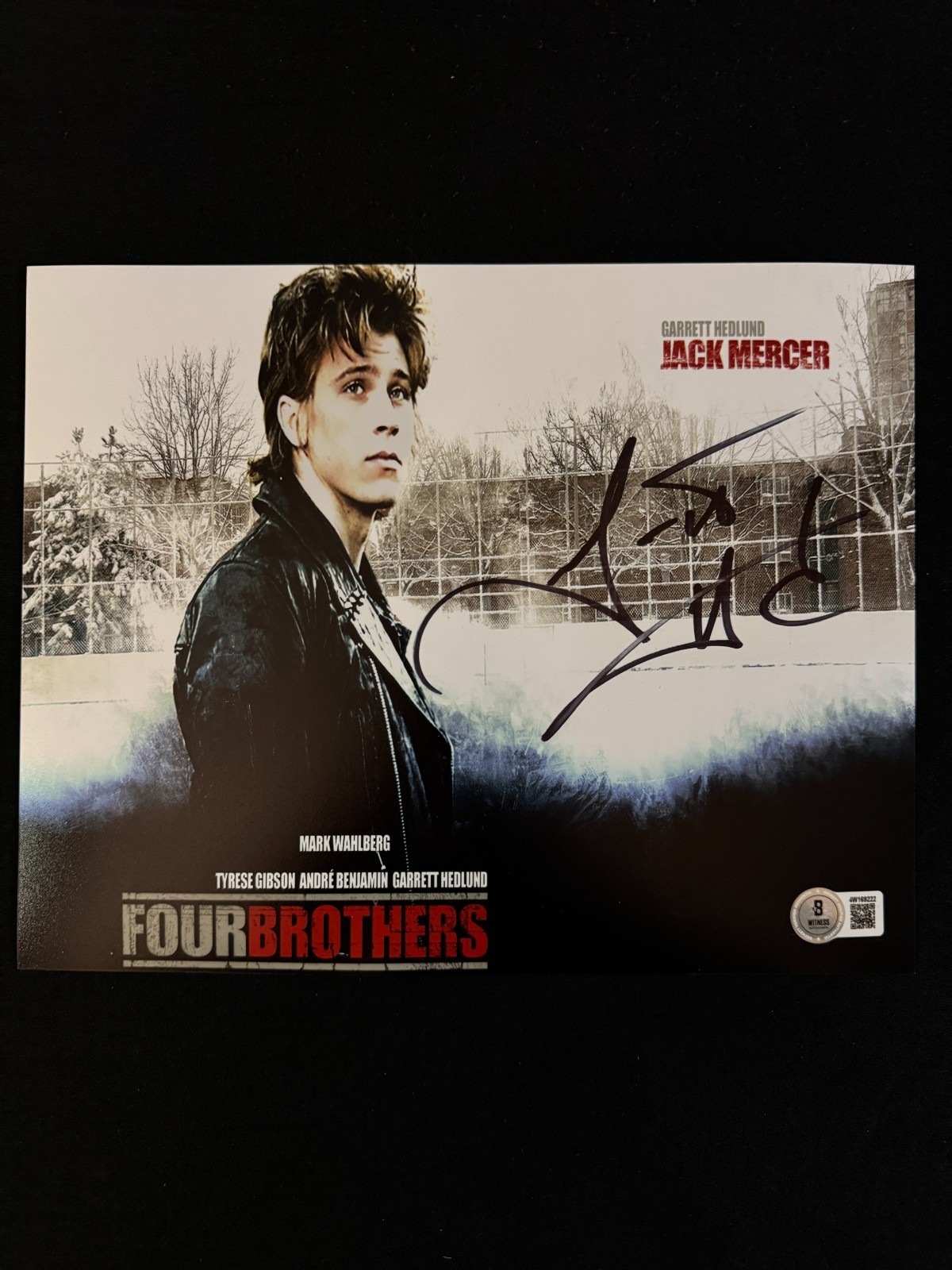 Garrett Hudlund signed Four Brothers 8X10 photo W/ Beckett Witnessed COA Garrett Hudlund signed Four Brothers 8X10 photo W/ Beckett Witnessed COA