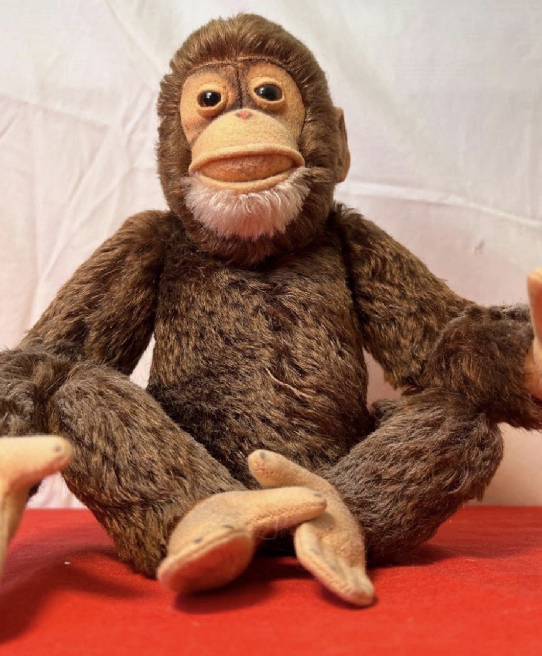 Vintage STEIFF Jocko Mohair Monkey 1949-1965 12\ Vintage STEIFF Jocko Mohair Monkey 1949-1965 12\