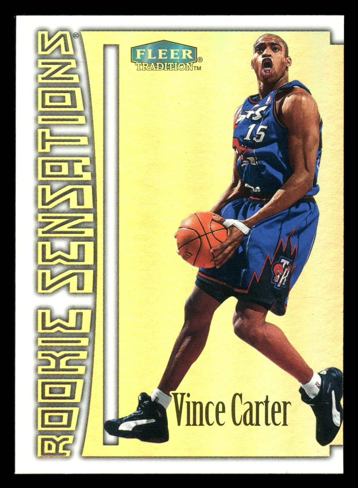 1999 Fleer Tradition Rookie Sensations #2 Vince Carter