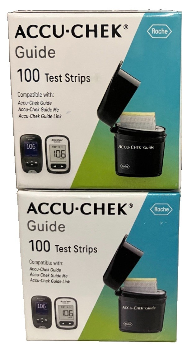 200 Accu-Chek Guide Test Strips~Exp~2/27~3/27~$47~FREE SHIP