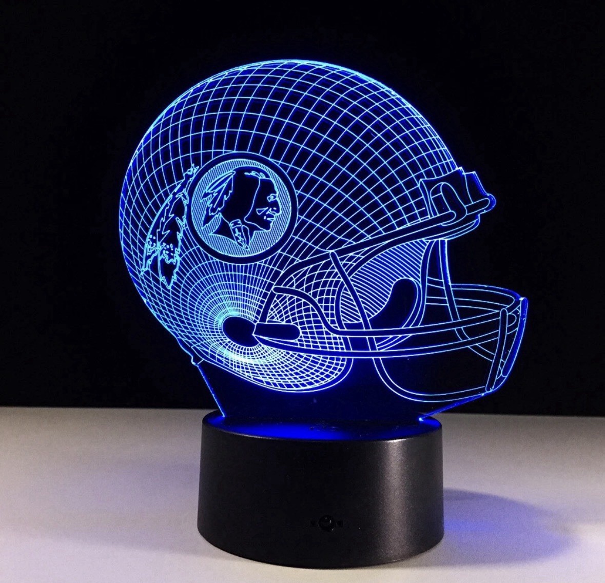 Washington Redskins NFL FOOTBALL LED Light Lamp Collectible Home Decor Gift👏