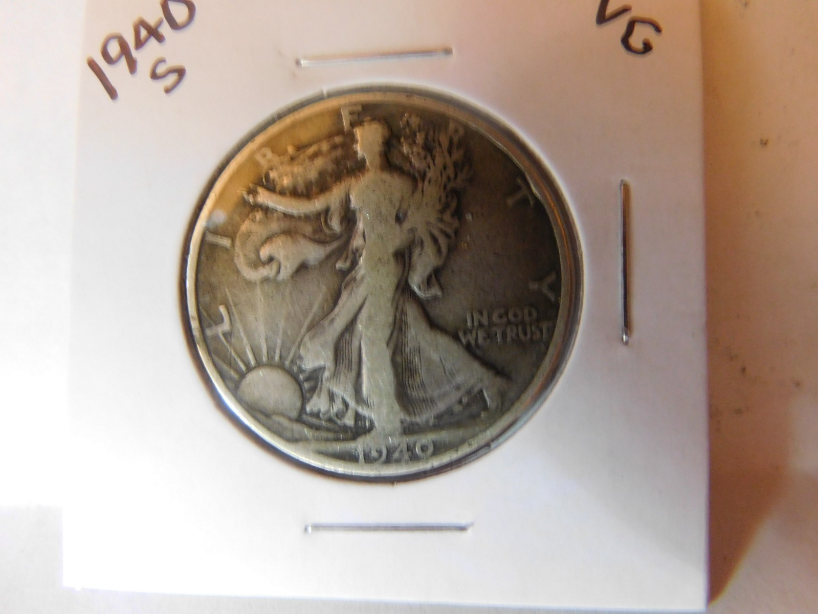 Beautiful 1940 S-Walking Liberty Half Dollar (90% SILVER) Beautiful 1940 S-Walking Liberty Half Dollar (90% SILVER)