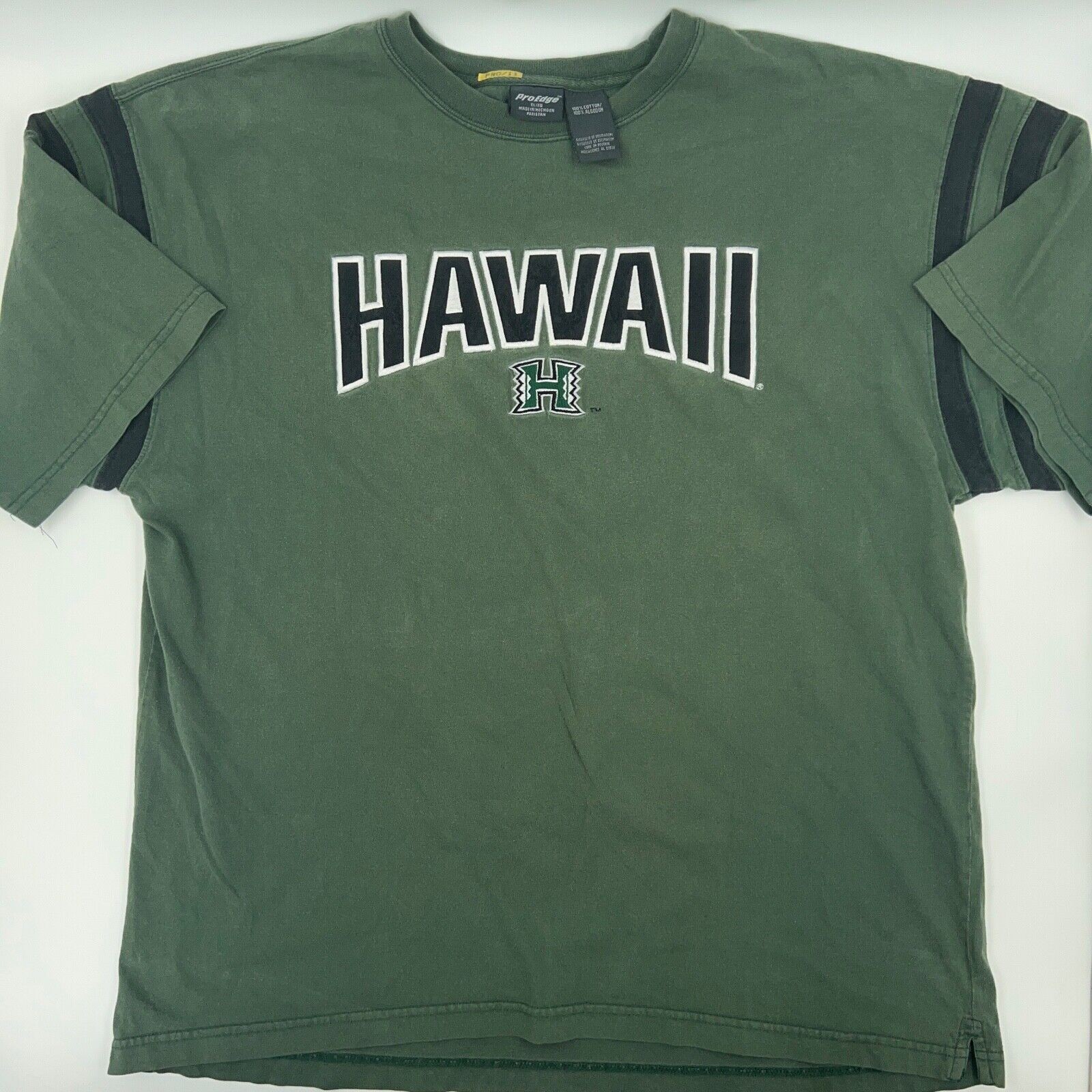 VTG 90s Hawaii Rainbow Warriors T Shirt Adult XL Adult Arm Stripes Pro Edge VTG 90s Hawaii Rainbow Warriors T Shirt Adult XL Adult Arm Stripes Pro Edge