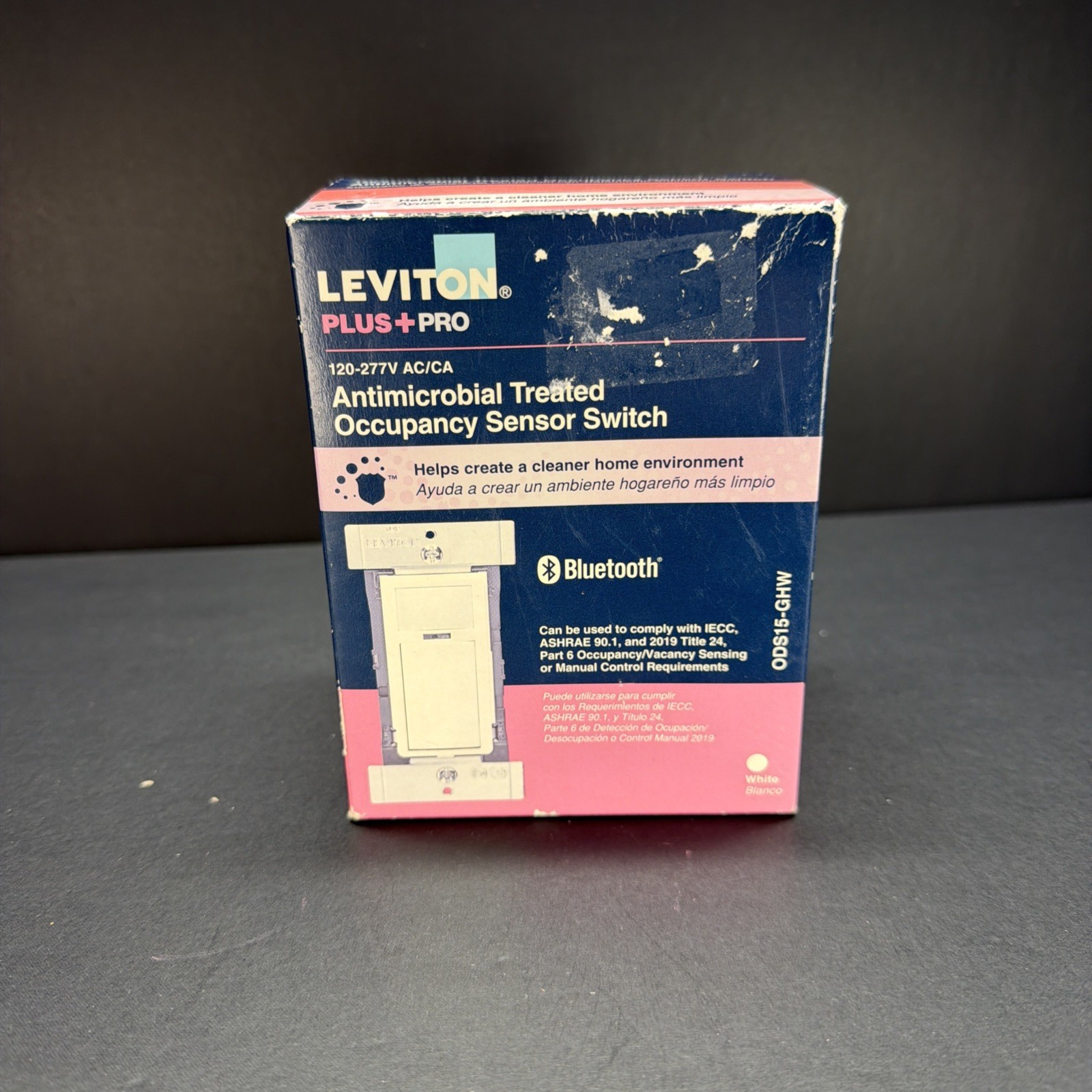 Leviton Decora Motion Sensor Switch White 10A-120/277V R60-ODS15-GHW NEW