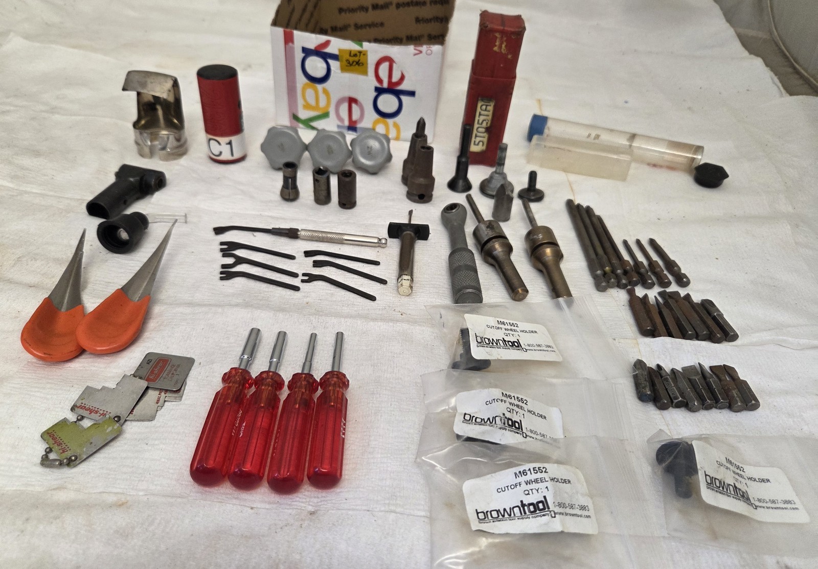 Aircraft Aviation Tooling Bits Holders Hand Tools Lot 306
