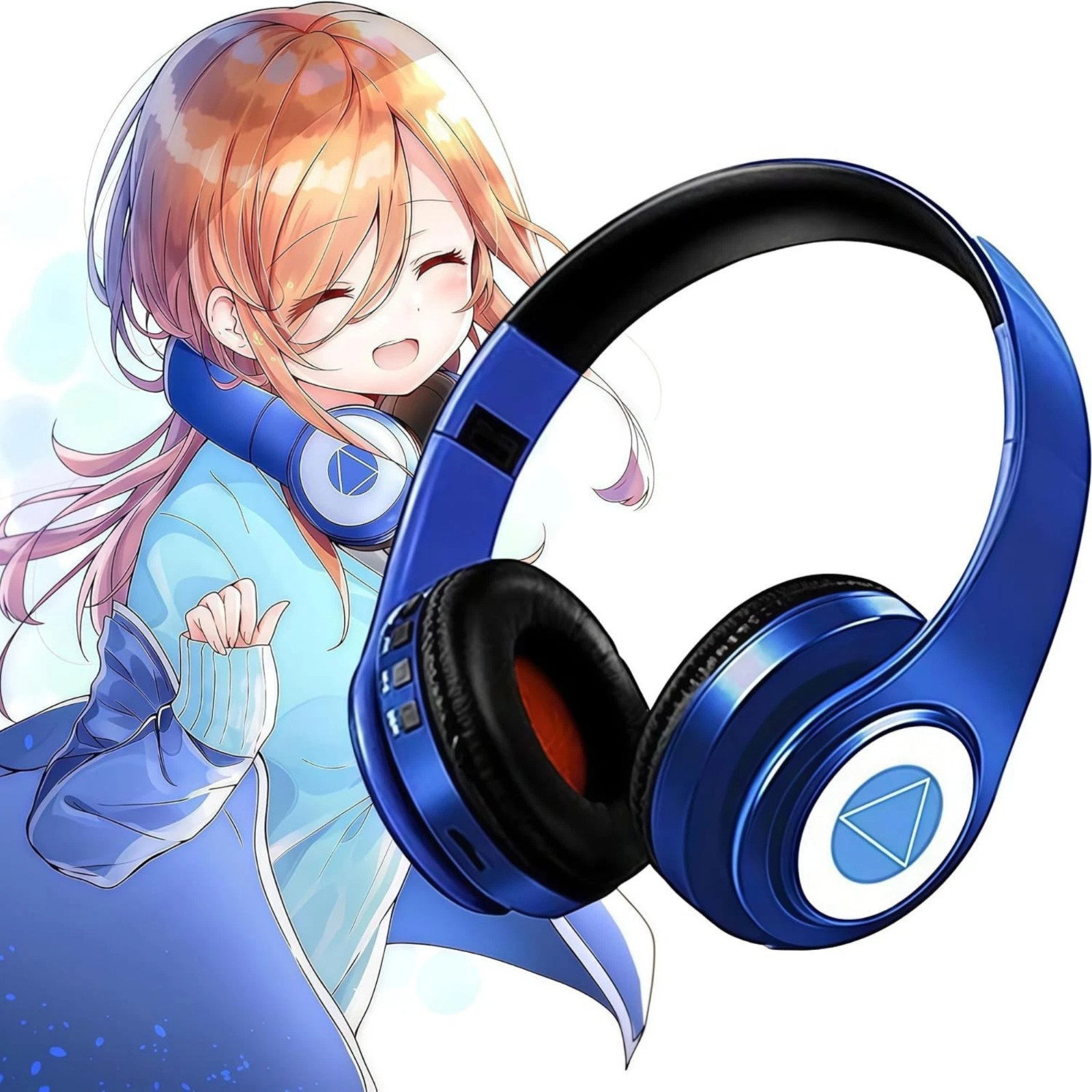 Nakano Miku Bluetooth Headphones,Miku Headphones,The Quintessential | Quintuplet