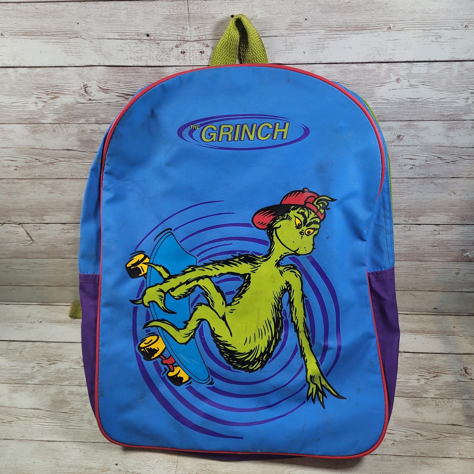 Vintage Blye The Grinch Skater Backpack Vintage Blye The Grinch Skater Backpack