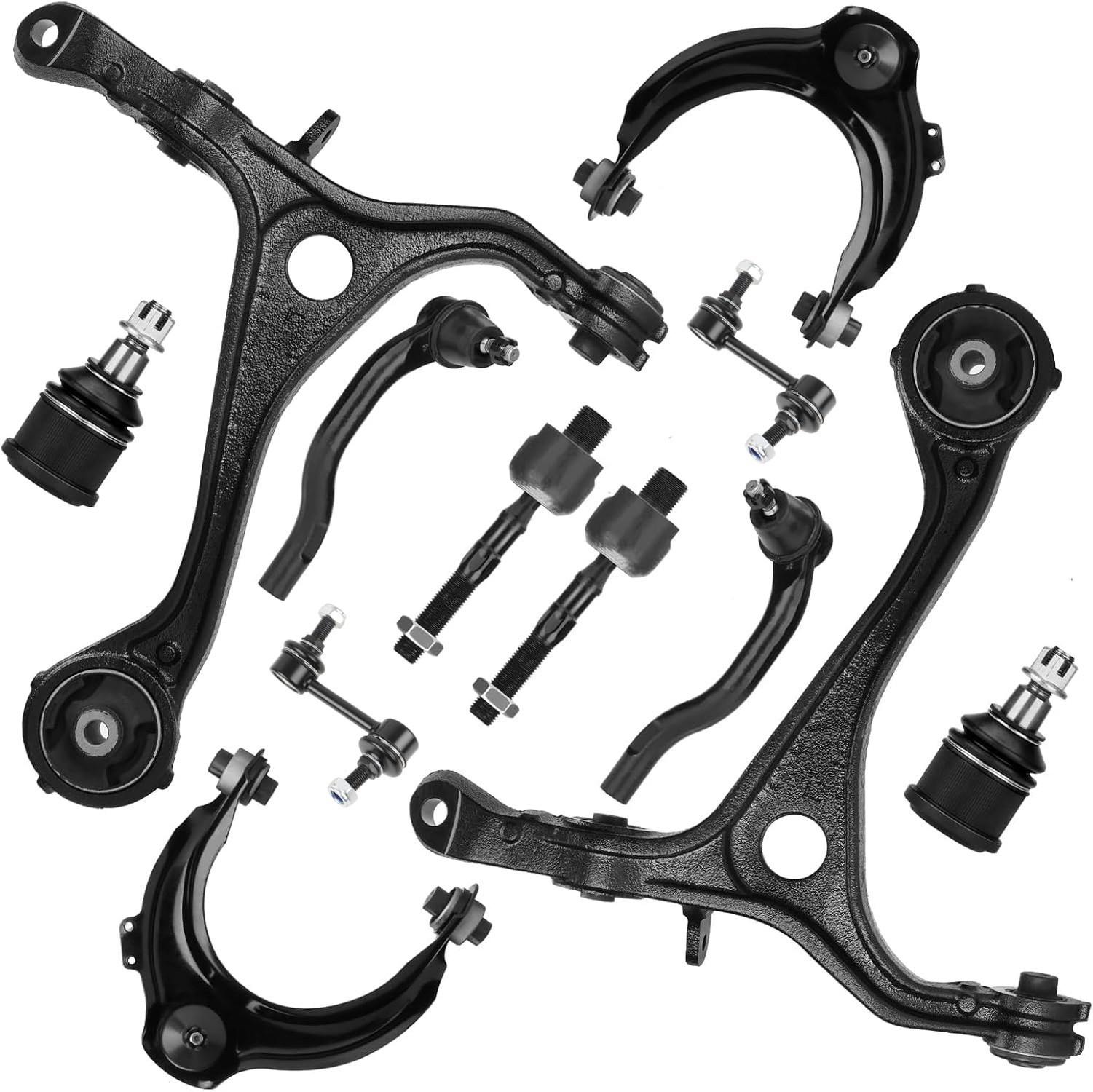 Front Suspension Kit Upper Lower Control Arms for Accord 2003-2007(2.4L Gas E... Front Suspension Kit Upper Lower Control Arms for Accord 2003-2007(2.4L Gas E...