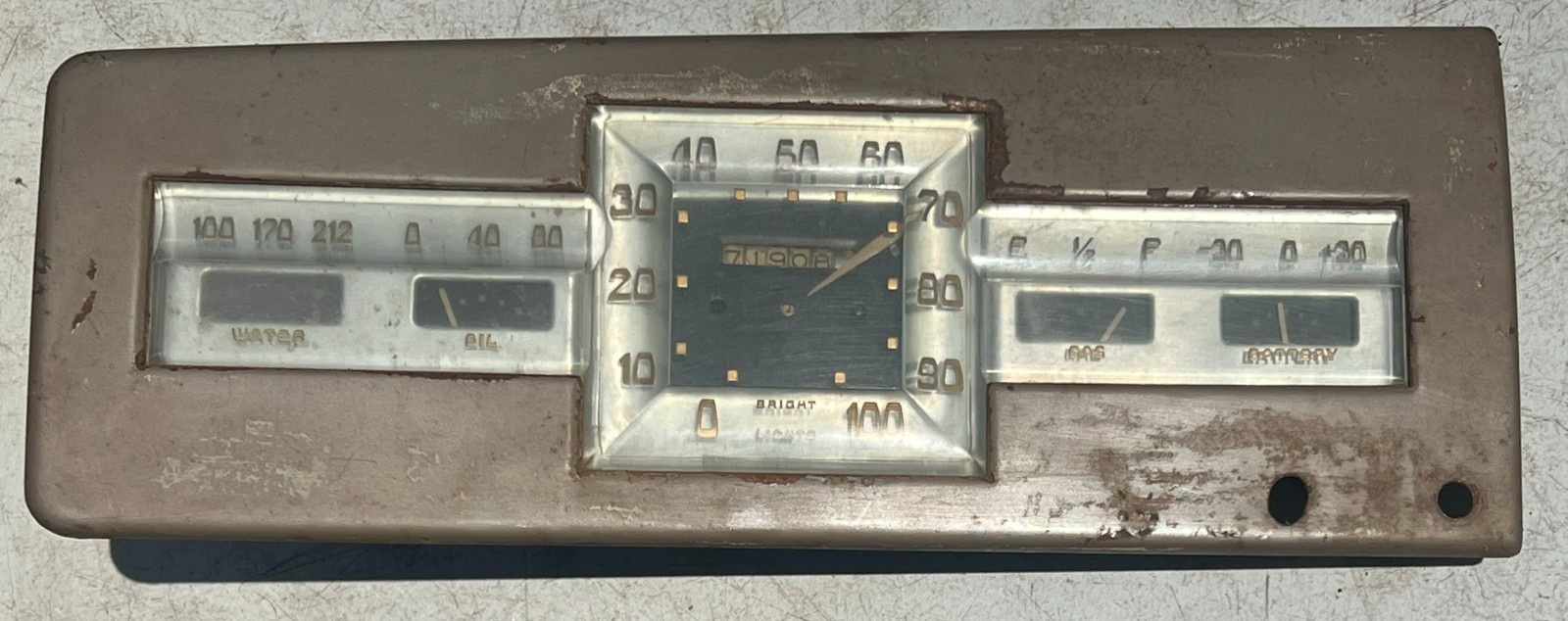1938 1939 STUDEBAKER GAUGE CLUSTER SPEEDOMETER WATER OIL BATTERY GAS DASH 1938 1939 STUDEBAKER GAUGE CLUSTER SPEEDOMETER WATER OIL BATTERY GAS DASH