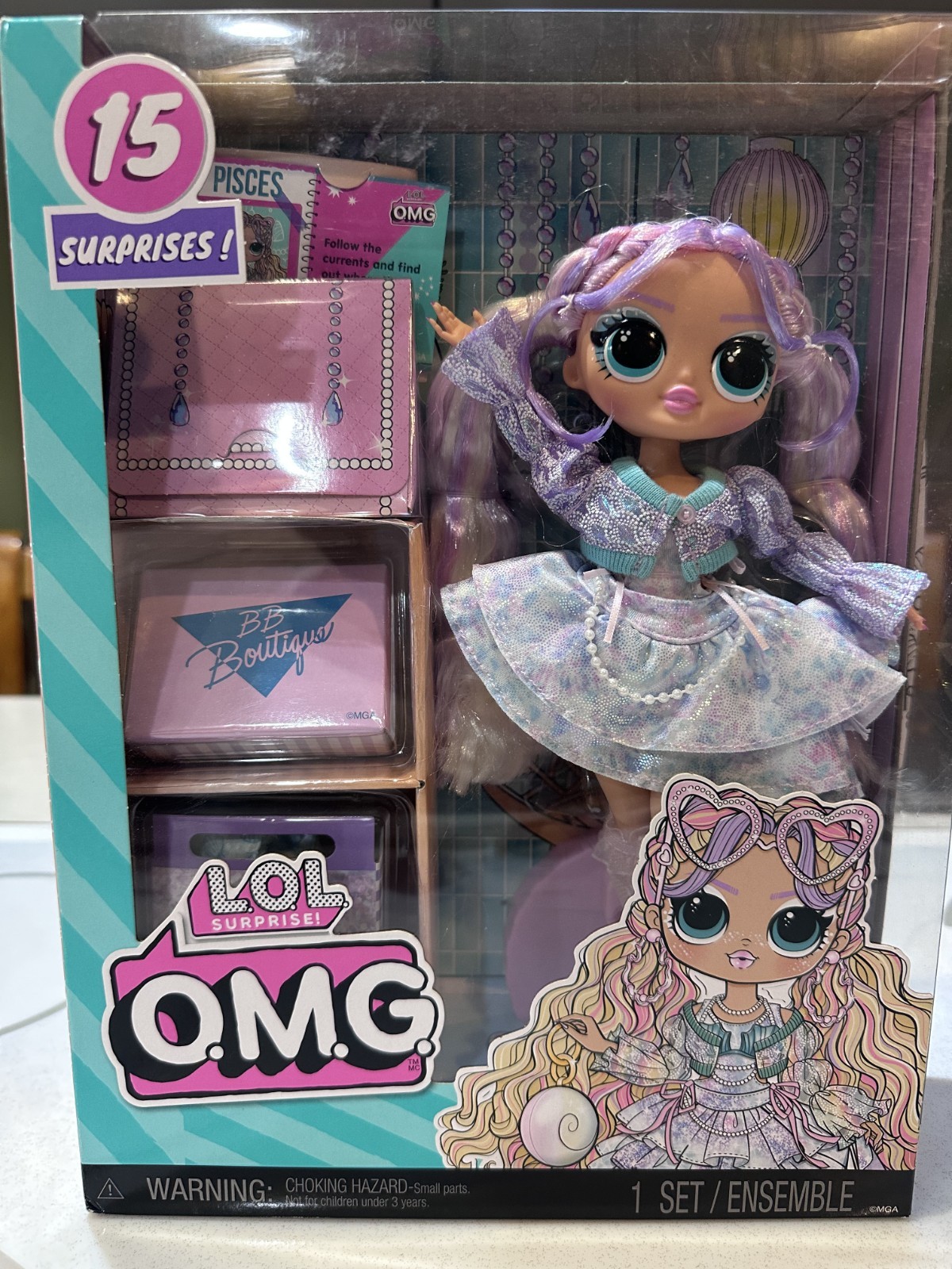 LOL Surprise OMG Pearla Fashion Doll~15 Surprises Mermaid Fashions. NEW IN BOX LOL Surprise OMG Pearla Fashion Doll~15 Surprises Mermaid Fashions. NEW IN BOX